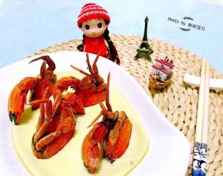 #快手懒人餐#螃蟹蒸蛋羹的做法步骤：9