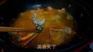 香辣蟹炒年糕---又到一年吃蟹时的做法步骤：13