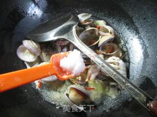 圆蛤煮螃蟹 的做法步骤：9