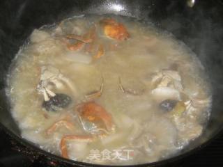 螃蟹煮年糕的做法步骤：8