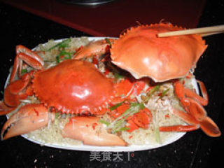潮汕美食营养不流失——寿面蟹的做法步骤：16