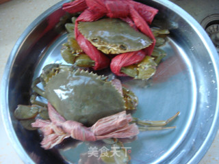 清蒸螃蟹的做法步骤：1