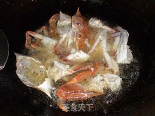 咖喱炒螃蟹的做法步骤：4