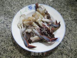 萝卜煮螃蟹的做法步骤：2