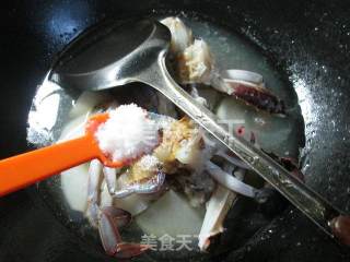 萝卜煮螃蟹的做法步骤：9