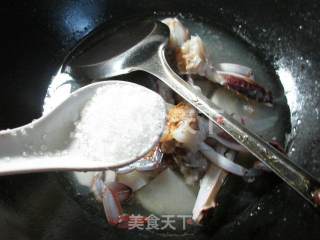 萝卜煮螃蟹的做法步骤：8