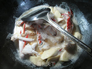 茭白煮螃蟹的做法步骤：9