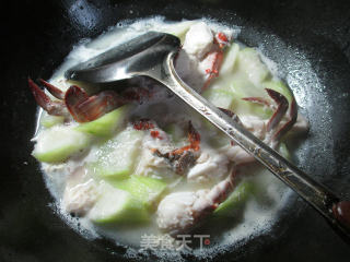 长瓜煮螃蟹的做法步骤：8