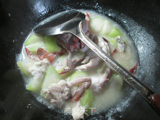 长瓜煮螃蟹的做法步骤：10
