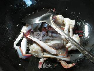 咖喱白菜螃蟹 的做法步骤：4