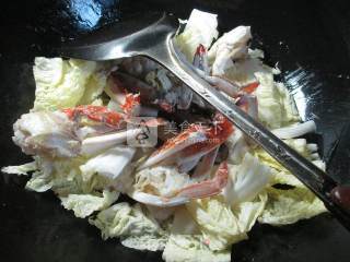 咖喱白菜螃蟹 的做法步骤：5