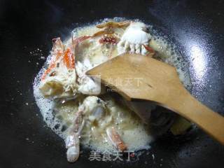 沙茶酱炒螃蟹的做法步骤：6
