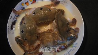 螃蟹蒸豆腐的做法步骤：6