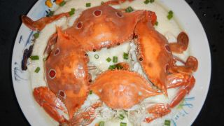 螃蟹蒸豆腐的做法步骤：7