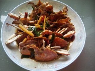 红烧螃蟹的做法步骤：9