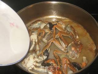咖喱螃蟹的做法步骤：4
