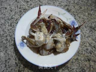 白菜螃蟹汤的做法步骤：2