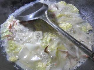 白菜螃蟹汤的做法步骤：4