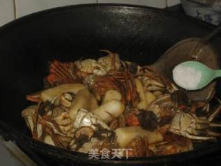 螃蟹炒年糕的做法步骤：10