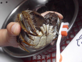 清水蟹的做法步骤：2