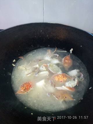 海蟹稀饭的做法步骤：7