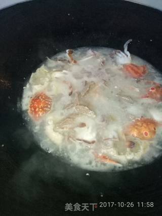 海蟹稀饭的做法步骤：10