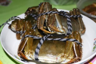 最佳食螃蟹季节：清蒸螃蟹的做法步骤：1