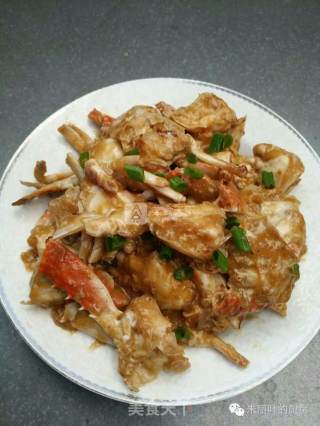 东海野生梭子蟹，螃蟹炒年糕的做法步骤：12