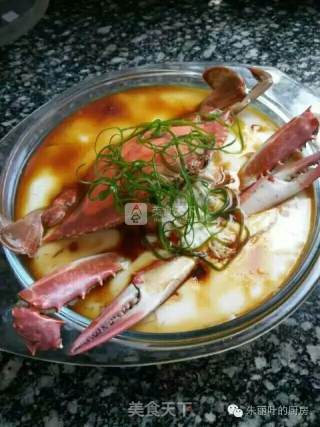 东海野生梭子蟹，螃蟹炒年糕的做法步骤：14