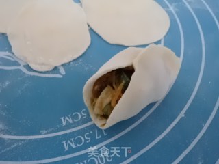 蟹肉韭菜馅水饺的做法步骤：10