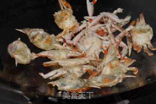 清炒米粉蟹的做法步骤：5
