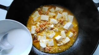 蟹粉豆腐的做法步骤：9