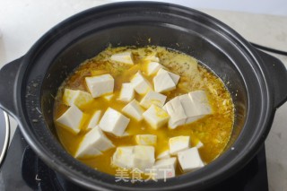 蟹粉烩豆腐的做法步骤：8