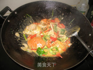 泰式咖喱蟹的做法步骤：13