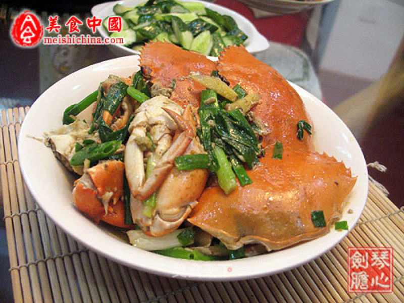 晚餐时间-姜葱焗蟹的做法