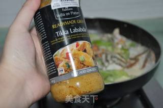 咖喱蟹粉的做法步骤：8
