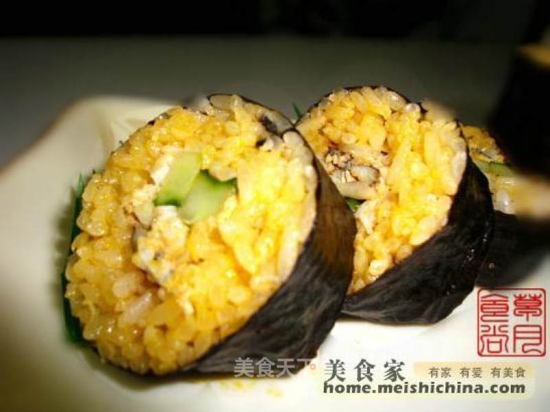 蟹肉寿司卷的做法