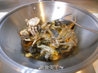 螃蟹炒年糕的做法步骤：7