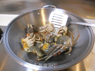 螃蟹炒年糕的做法步骤：6