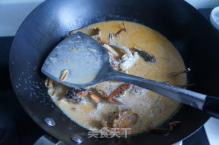 泰式咖喱蟹的做法步骤：8