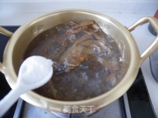 冬天螃蟹的惬意吃法---螃蟹粉丝煲的做法步骤：10