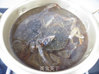 冬天螃蟹的惬意吃法---螃蟹粉丝煲的做法步骤：9