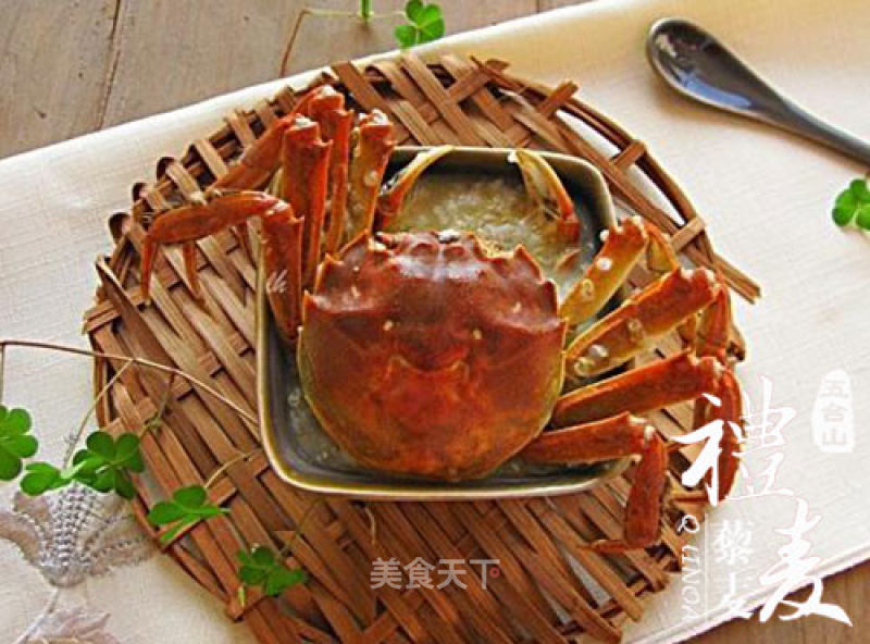 藜麦鲜蟹砂锅粥的做法
