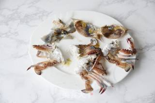 梭子蟹炝锅面的做法步骤：4