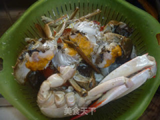 泰式咖喱炒蟹的做法步骤：4