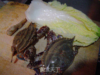 螃蟹白菜汤的做法步骤：1