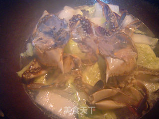 螃蟹白菜汤的做法步骤：5