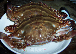 原汁原味的清蒸海蟹的做法步骤：1