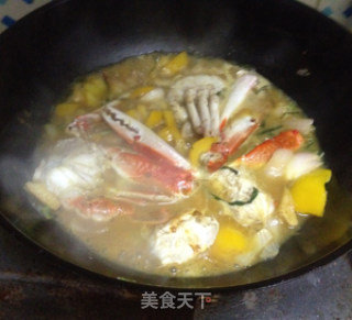 鲜香美味咖喱蟹的做法步骤：9