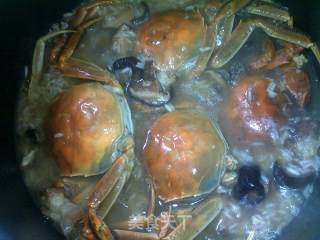 螃蟹宴——毛蟹饭的做法步骤：5
